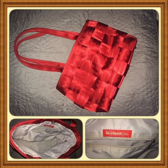 Original Harvey Seatbelt Bag- Red Medium size
