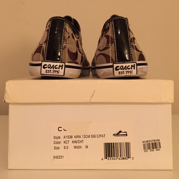 Coach sneakers 9.5M - Picture 2 of 4