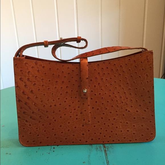 DKNY Vintage Ostrich Purse