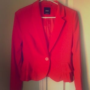 Red blazer