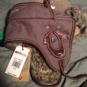 true religion winter hat for men