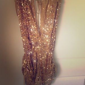 Designer sequin playsuit