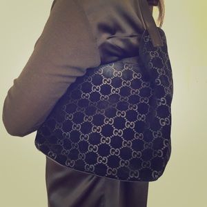 Gucci suede purse