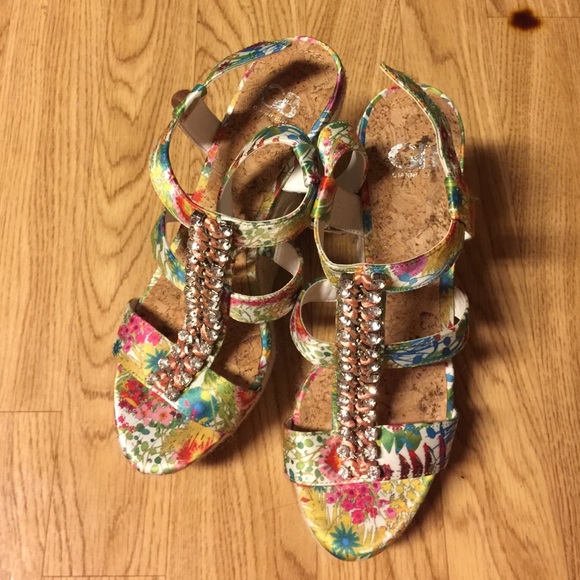 Gianni Bini bling wedges