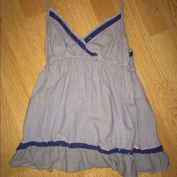 Plaid Hollister speghetti strap