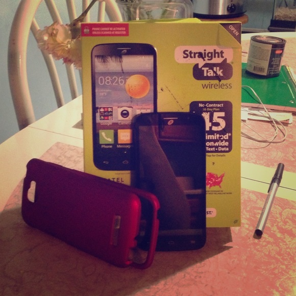 Black Alcatel one touch pop phone!