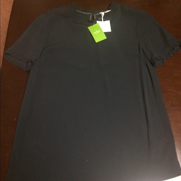 NWT Kate Spade ruffle sleeve top