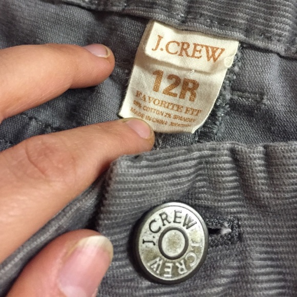 J Crew Corduroy Pants. Size 12 R.