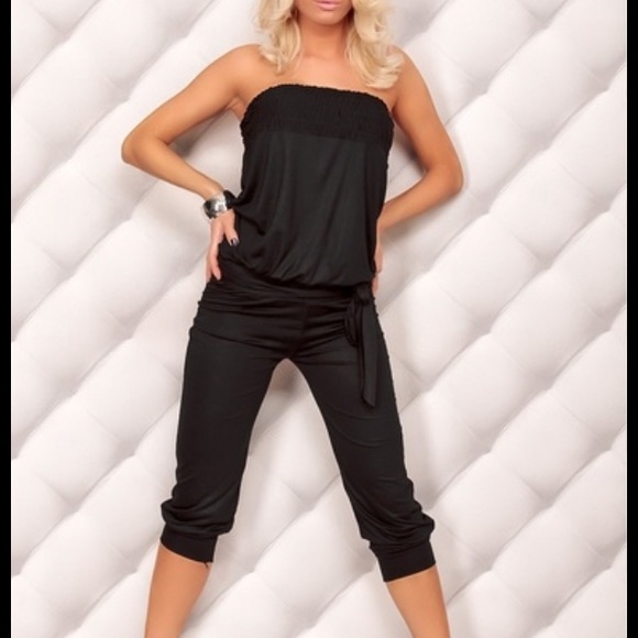 Black one piece jumpsuit... Brand New!