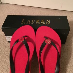 Ralph Lauren flip flops