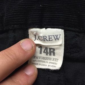 J Crew Corduroy Pants Size 12