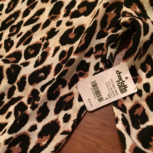 🔴 SOLD!! Charlotte Russe Leopard Print Dress - Picture 2 of 4