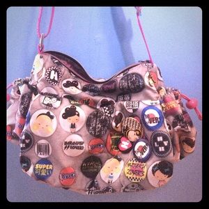 Button Pins Harajuku Purse! So cute!😍💕
