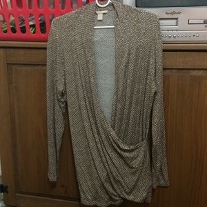 Banana Republic Faux Wrap Top, XL