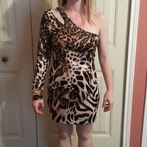 Cheetah Print Dress
