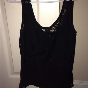 Forever 21 black lace top