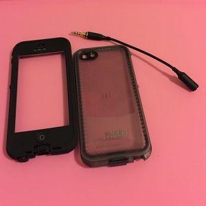black lifeproof nuud case for iPhone 5