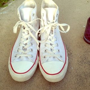 White high top converse