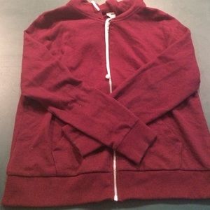 Soft burgundy hoodie