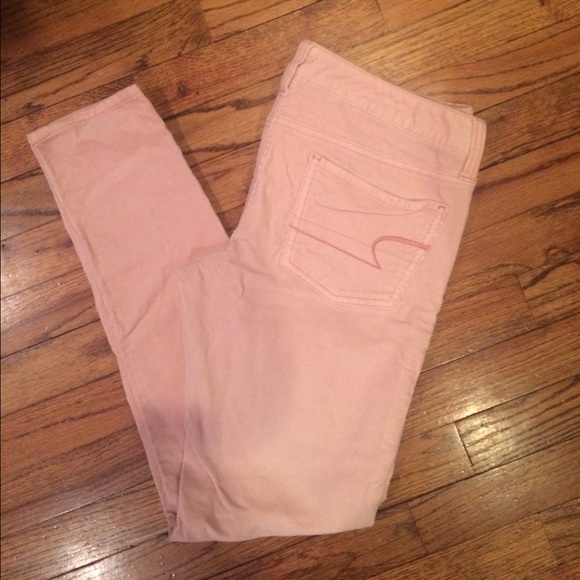 Light Pink Corduroy Jeggings size 8 - Picture 4 of 4