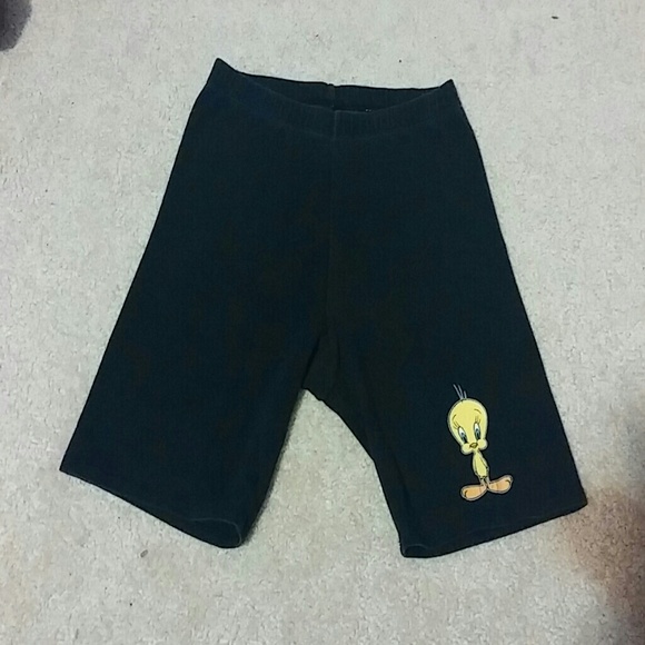 Tweety Bird biking shorts