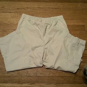 Khaki maternity pants!