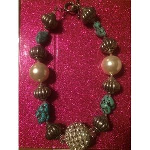 Chunky rock necklace