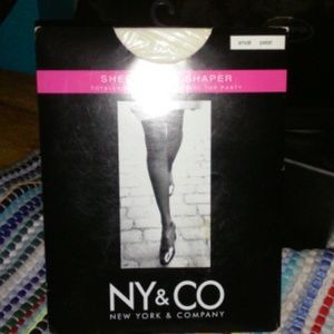 New York & Co. Sheer Body Shaper Stockings