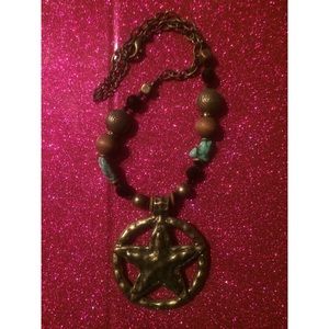 Texas star necklace