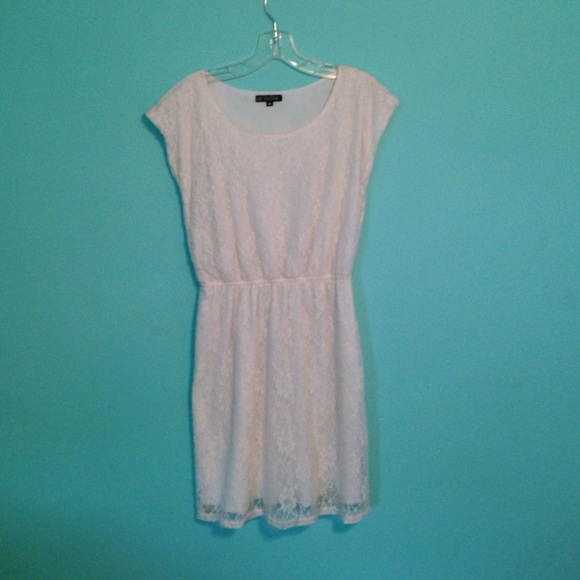White lace dress