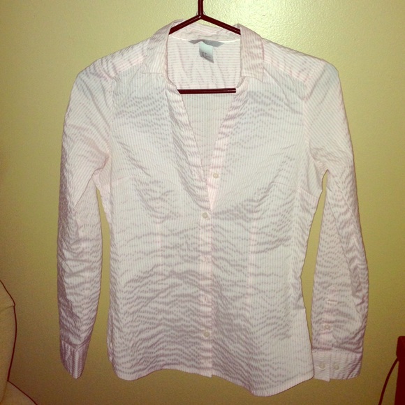 Light pink h&m button-up