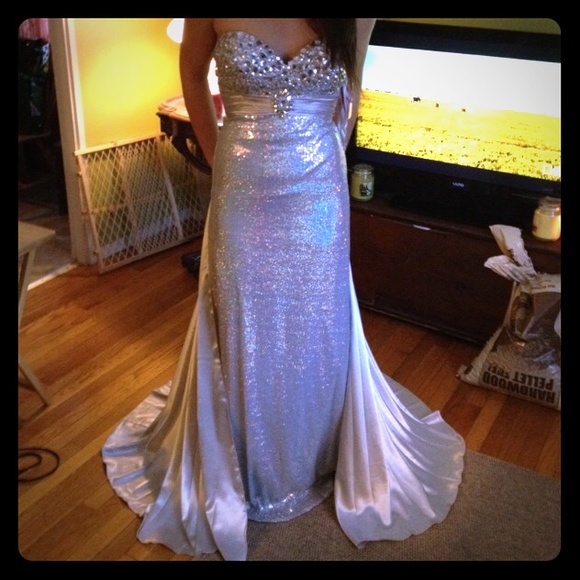 Sequin prom dress