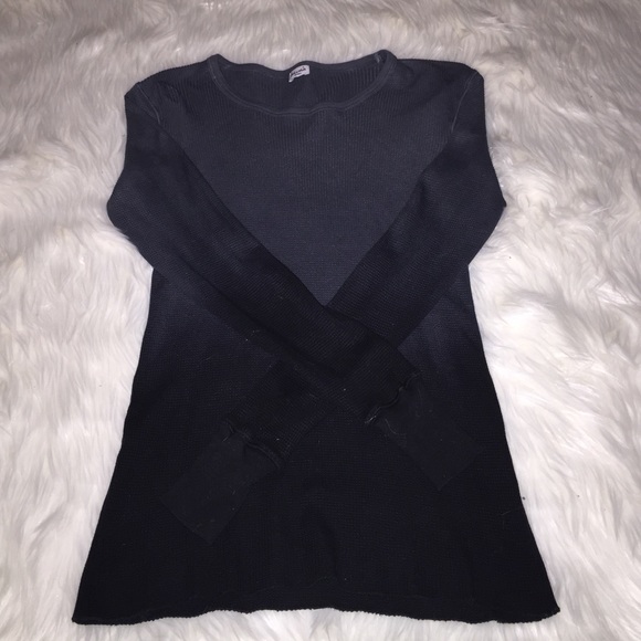 Sz. Small SPLENDID grey & black ombré thermal - Picture 1 of 3