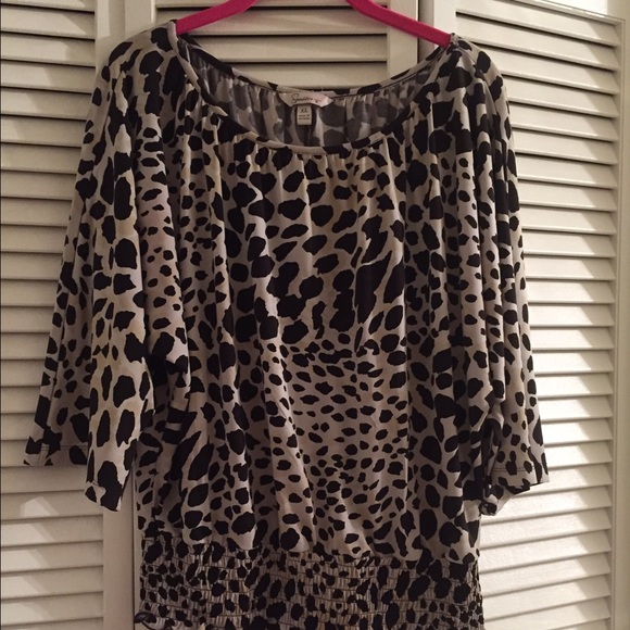 Black Spotted Top