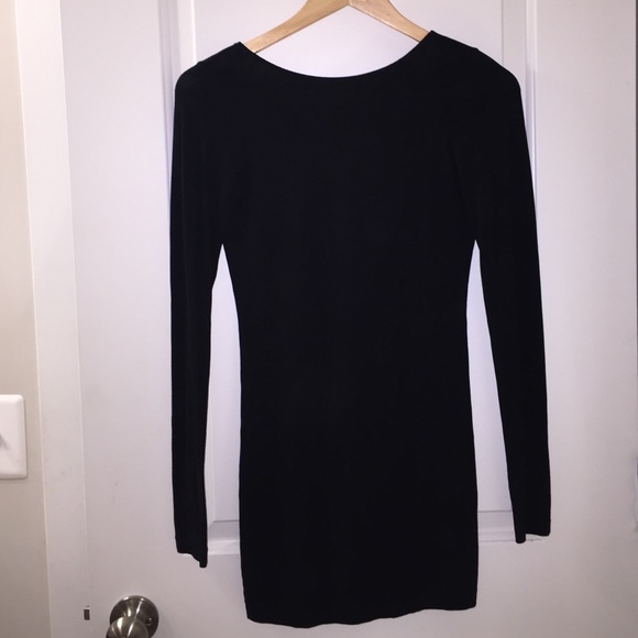 Sz. Small Armani Exchange open back black blouse - Picture 1 of 3