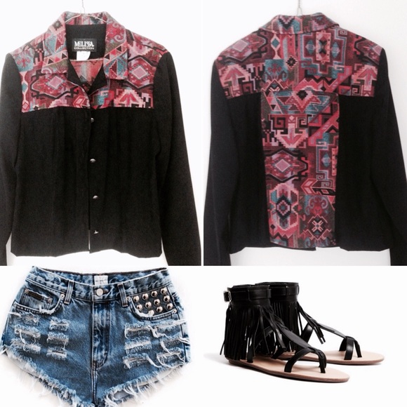 Vintage Tribal Jacket ✨