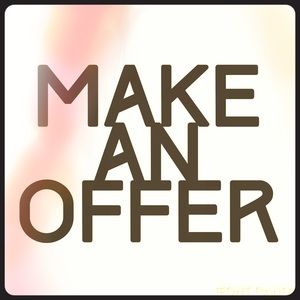 All prices are negotiable. Make me an offer