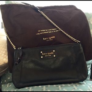 kate spade Wellesley Byrd black leather purse