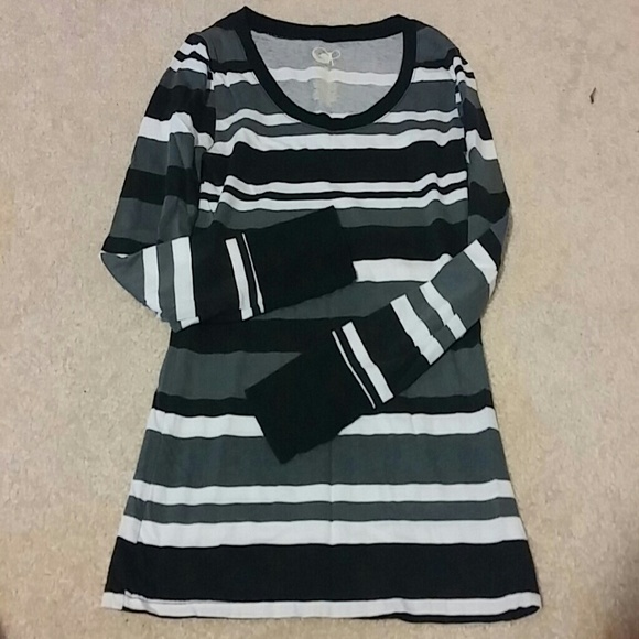 Long striped tee
