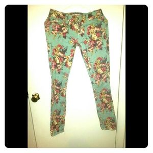 Flower jeans