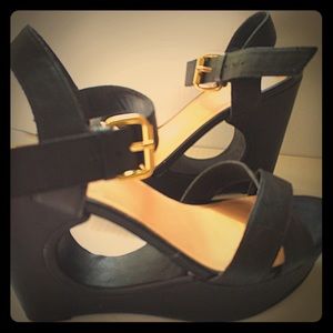 Mossimo Cutout Wedge Platform Sandals NEW!