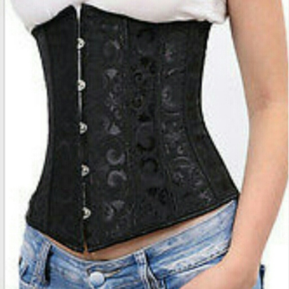 Steel boned bustier