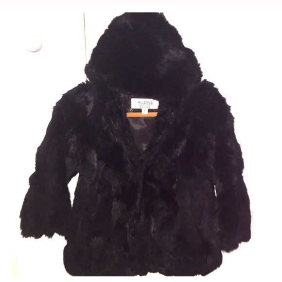 Girls size fur coat