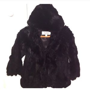 Girls size fur coat