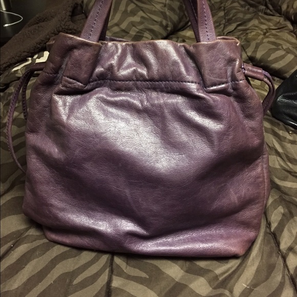 Michael Kors Purple Leather Handbag - Picture 2 of 4