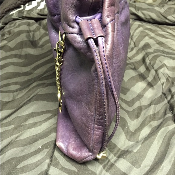 Michael Kors Purple Leather Handbag - Picture 4 of 4