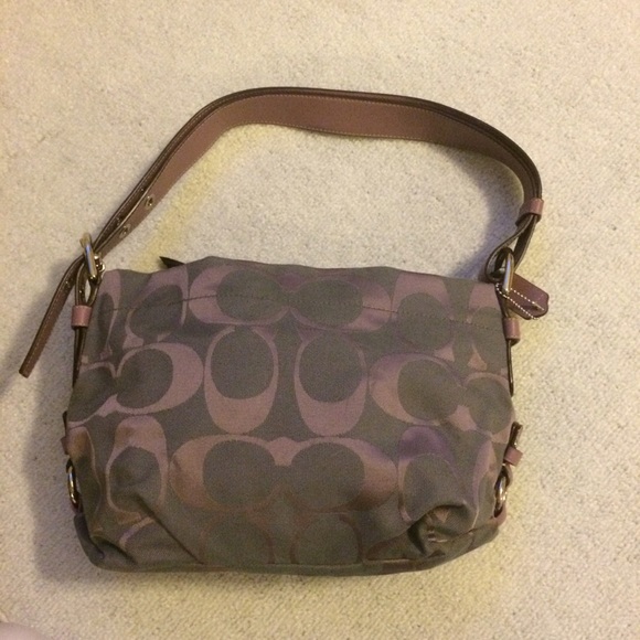 NEW purple coach bag
