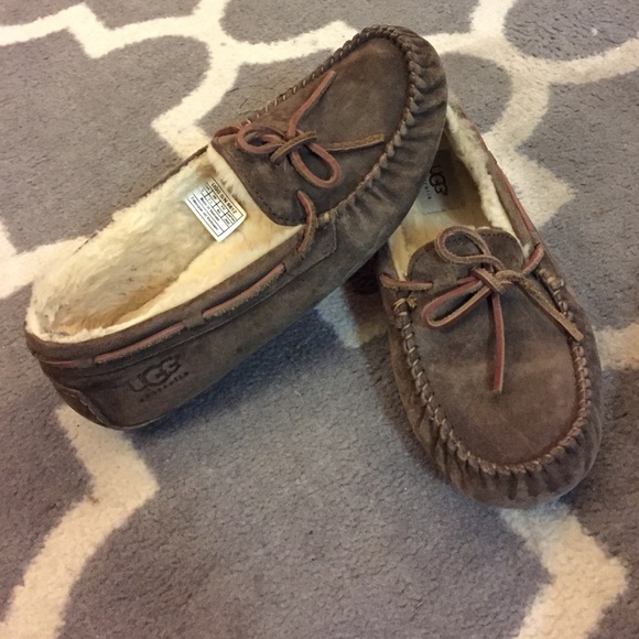 Ugg furry moccasins