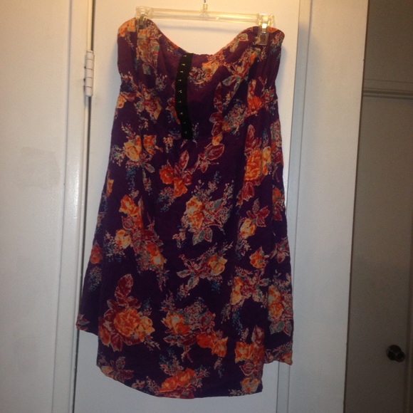 Purple flower dress