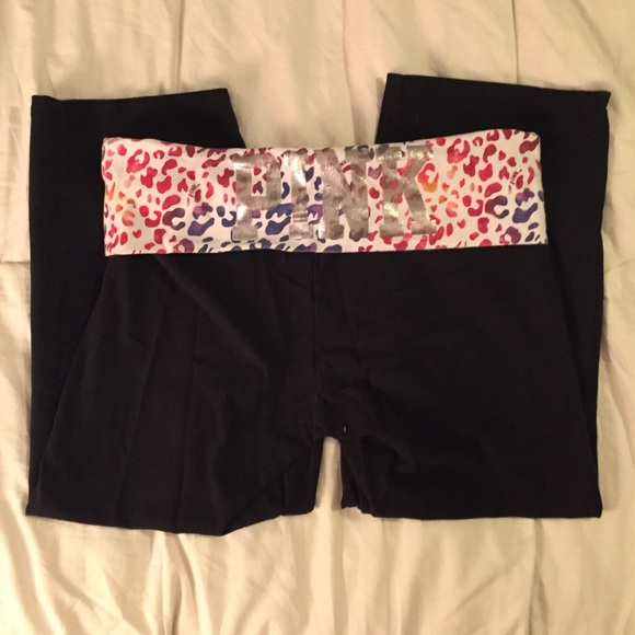 PINK Victoria's Secret Pants - Pink by Victoria's Secret yoga capri length pants